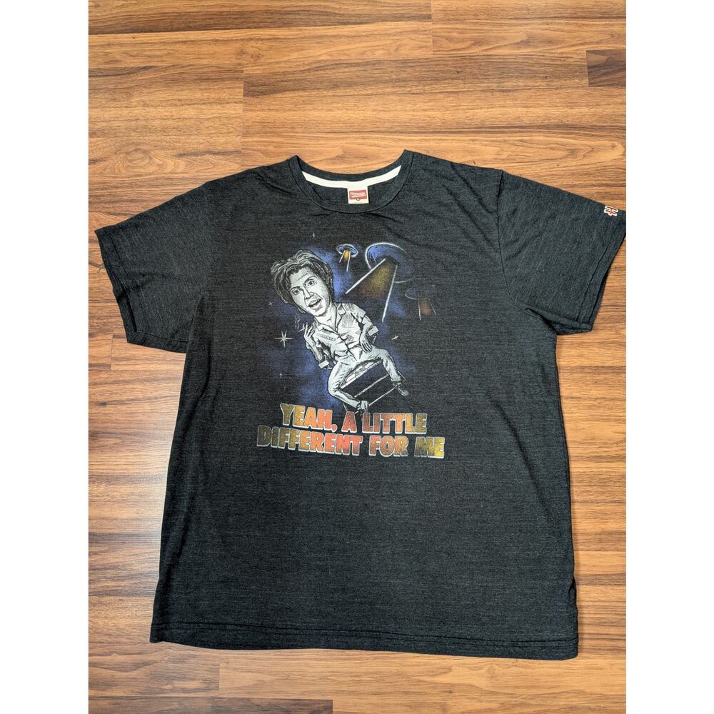 Homage x SNL Yeah A Little Different For Me Gray Tee Size XL Made in USA Comedy